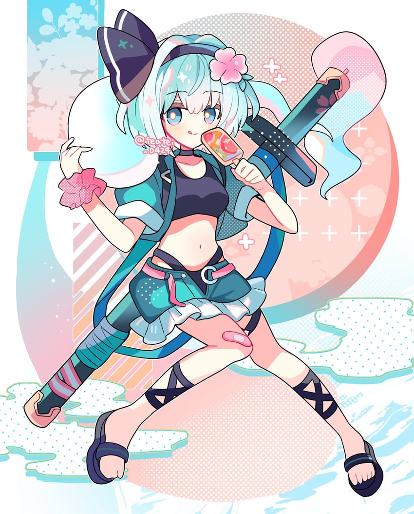 konpaku youmu (touhou and 1 more) drawn by shirocha_tei