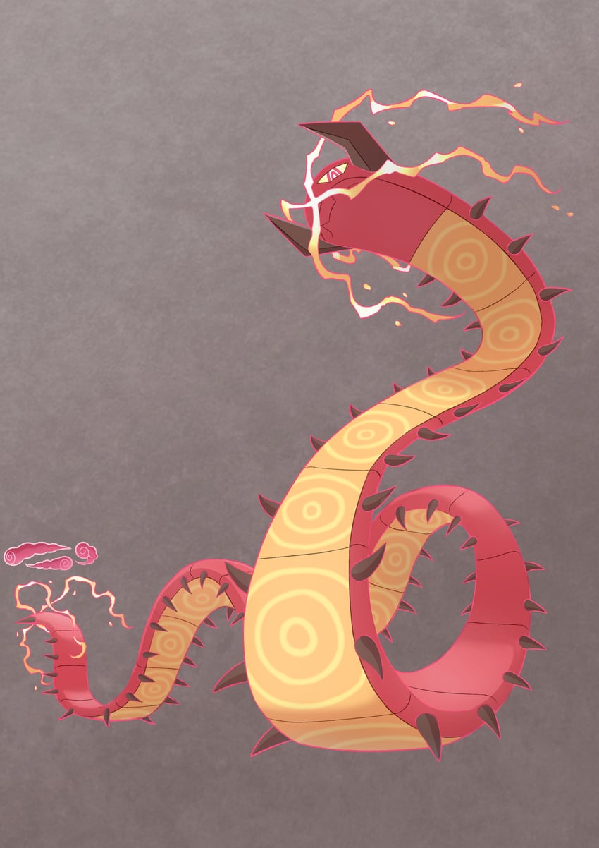 centiskorch and gigantamax centiskorch (pokemon) drawn by aje9712