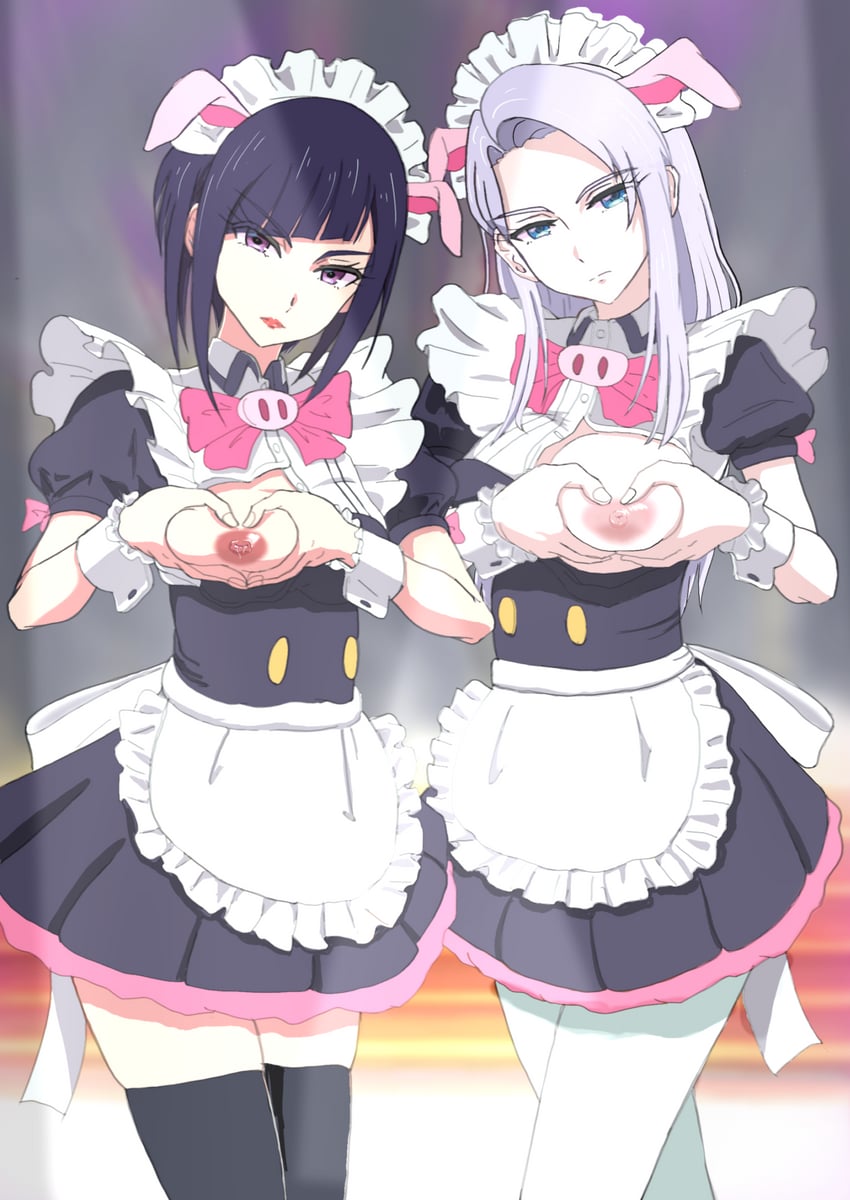 mannen ranko and zoya (akiba maid sensou) drawn by pemuraa