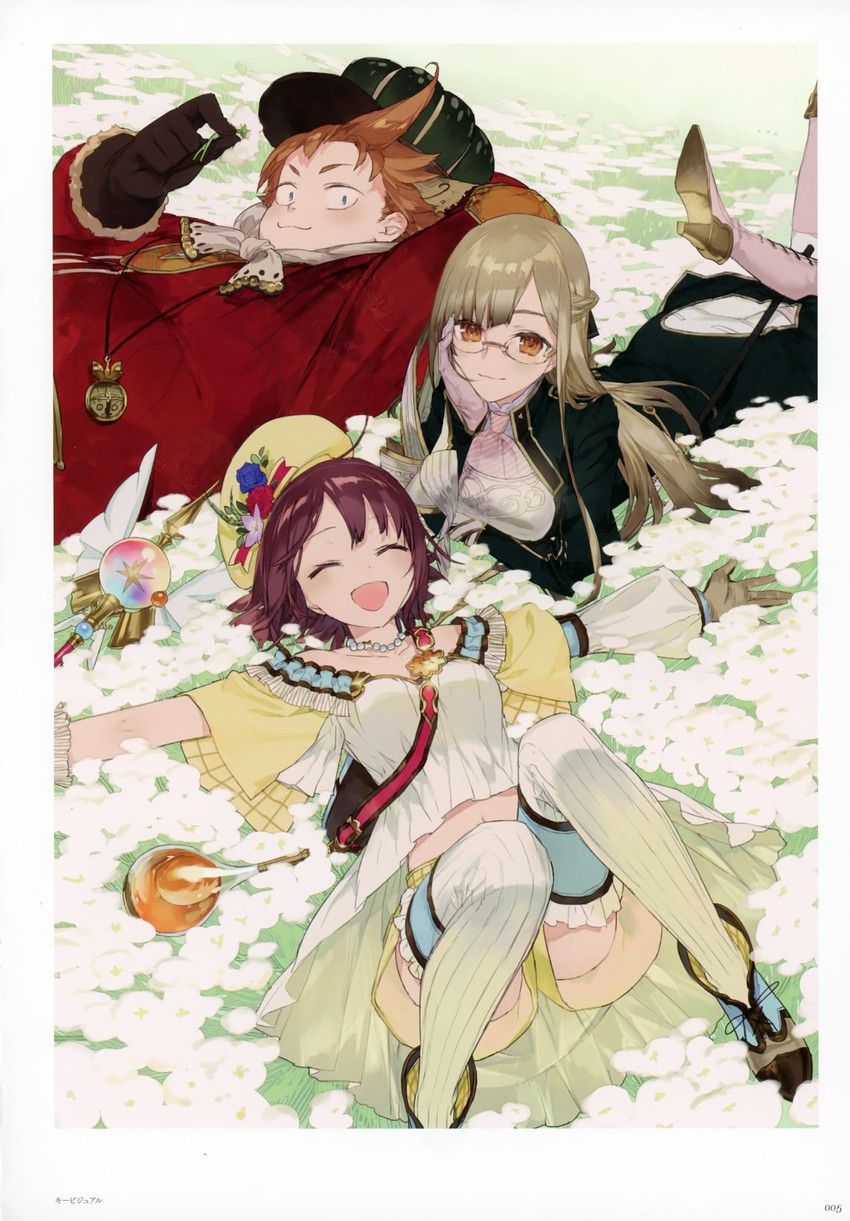 sophie neuenmuller, monika ellmenreich, and oskar behlmer (atelier and 1 more) drawn by noco_(adamas)