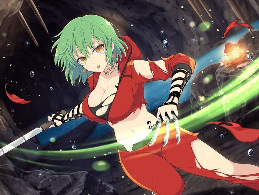 hikage (senran kagura and 2 more) drawn by yaegashi_nan