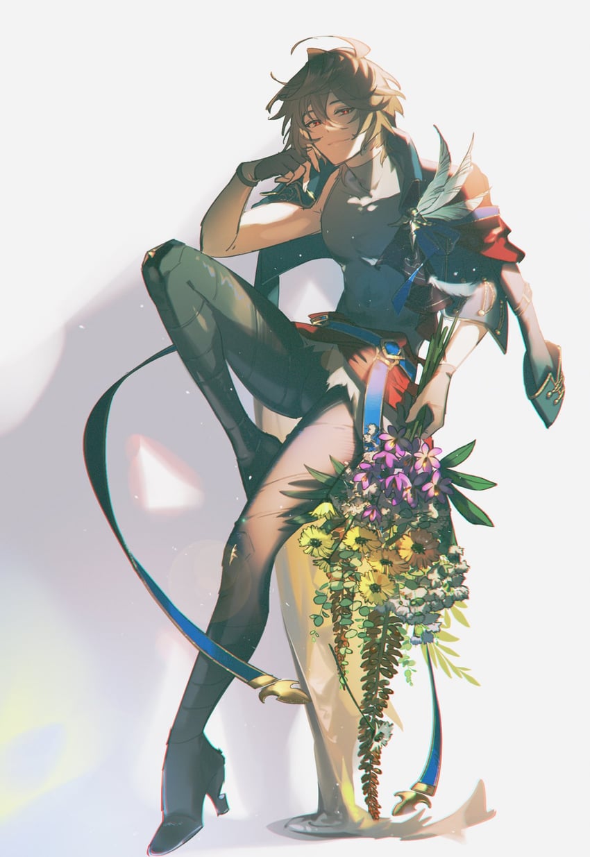 sandalphon (granblue fantasy and 1 more) drawn by ruby_maliilm