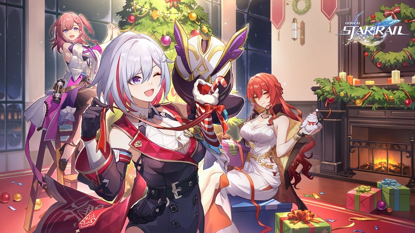 topaz, himeko, trotter, numby, and asta (honkai and 1 more)