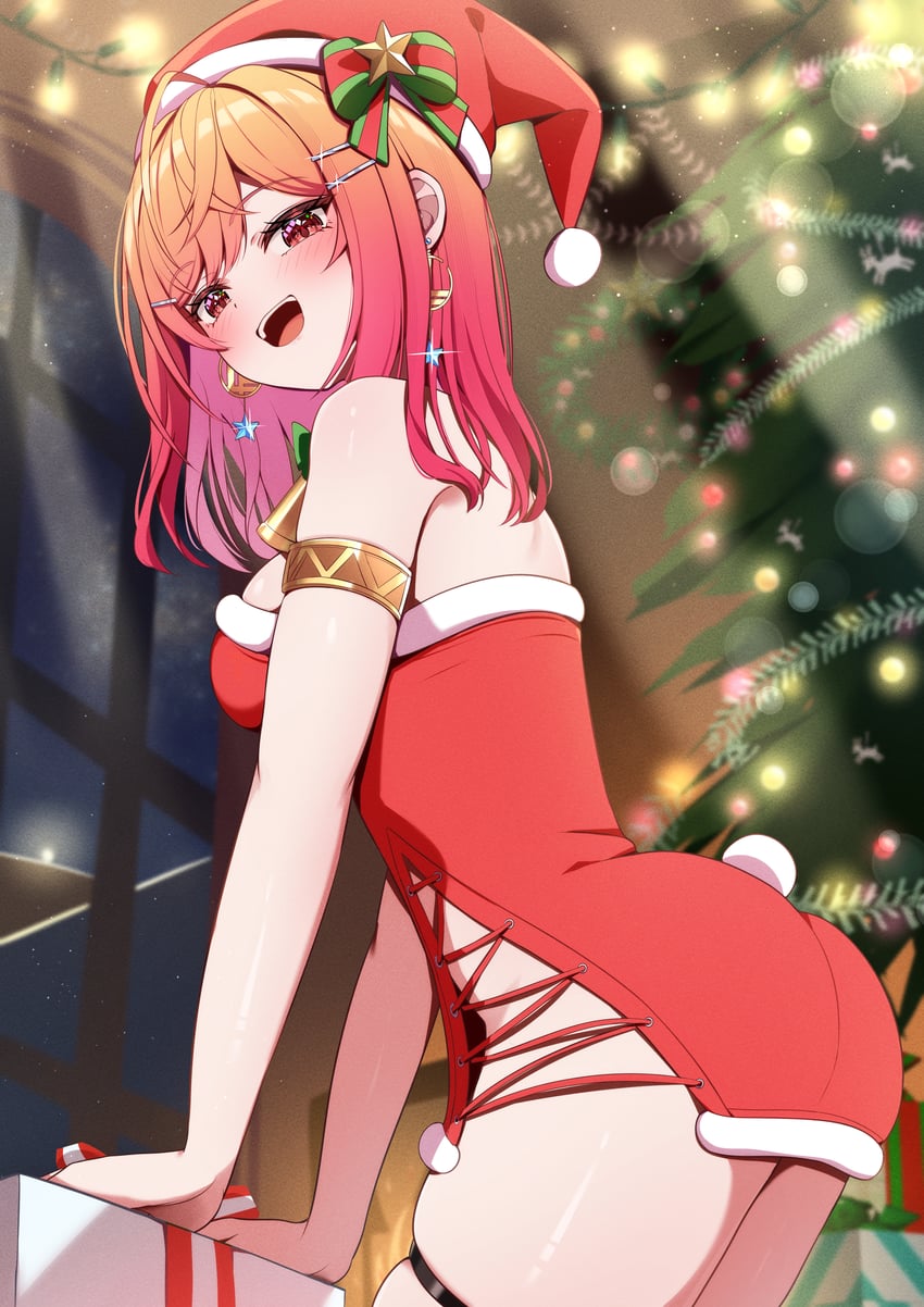 ichijou ririka (hololive and 1 more) drawn by akuame_(ring3922)