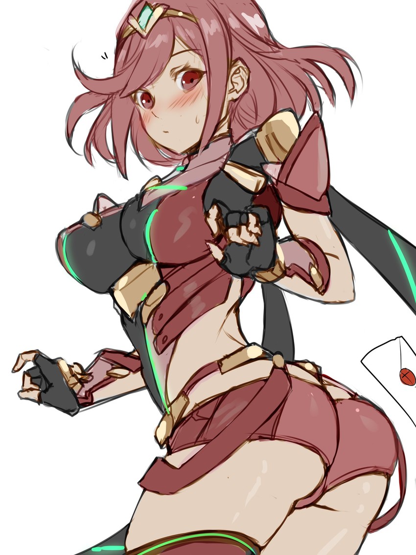 pyra (xenoblade chronicles and 2 more) drawn by enma_(enmanuelart)