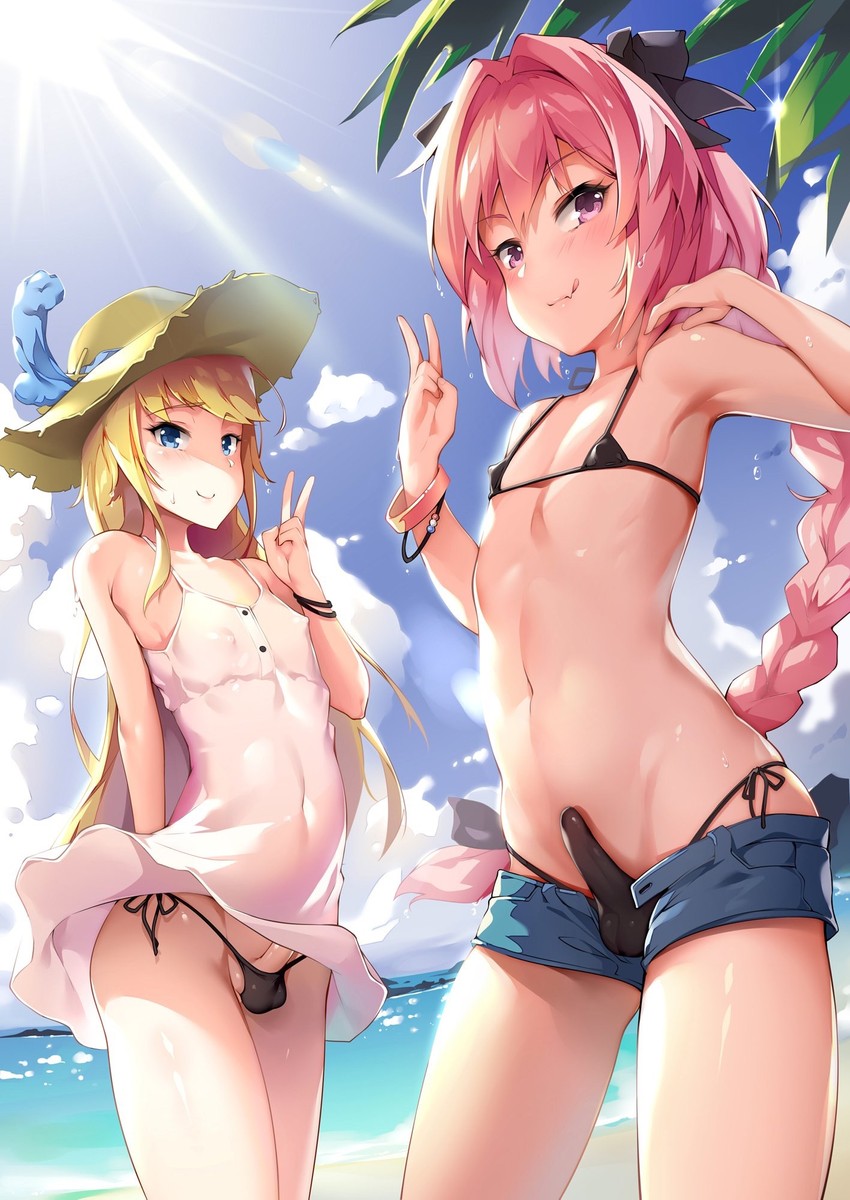 astolfo and chevalier d'eon (fate and 1 more) drawn by shuffle_(songdatiankong)