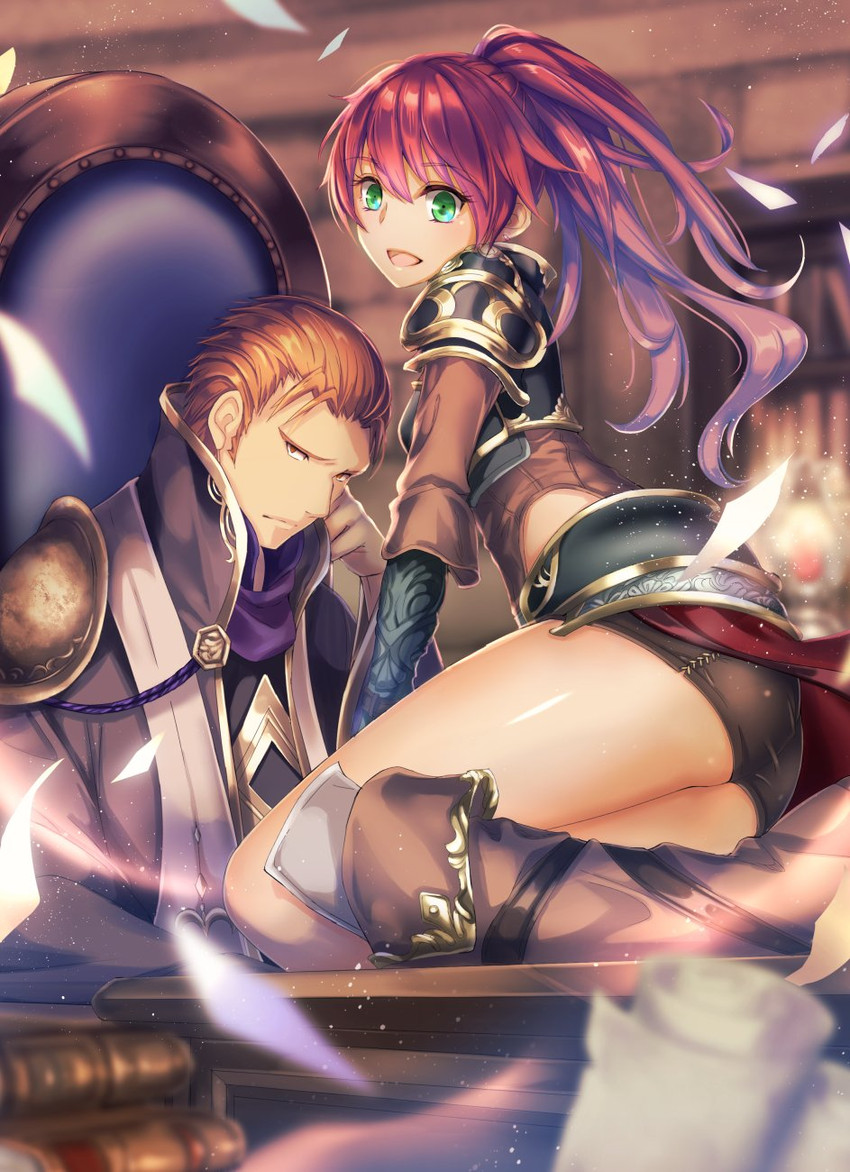 yunisfinia meredith le ella grandiera and ain soff oulu (maou no hajimekata) drawn by shintou