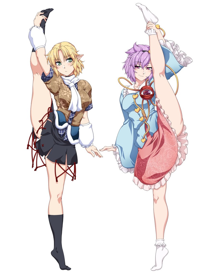 komeiji satori and mizuhashi parsee (touhou) drawn by ootsuki_wataru