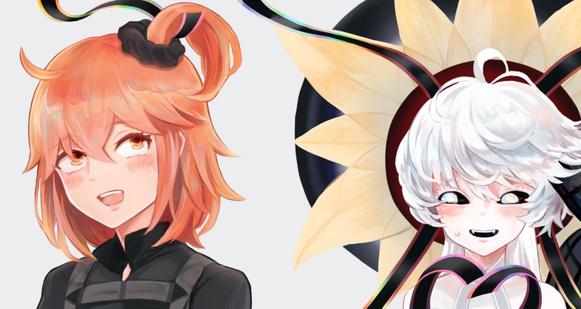 fujimaru ritsuka, van gogh, and takahashi karin (fate and 1 more) drawn by shimogamo_(shimomo_12)