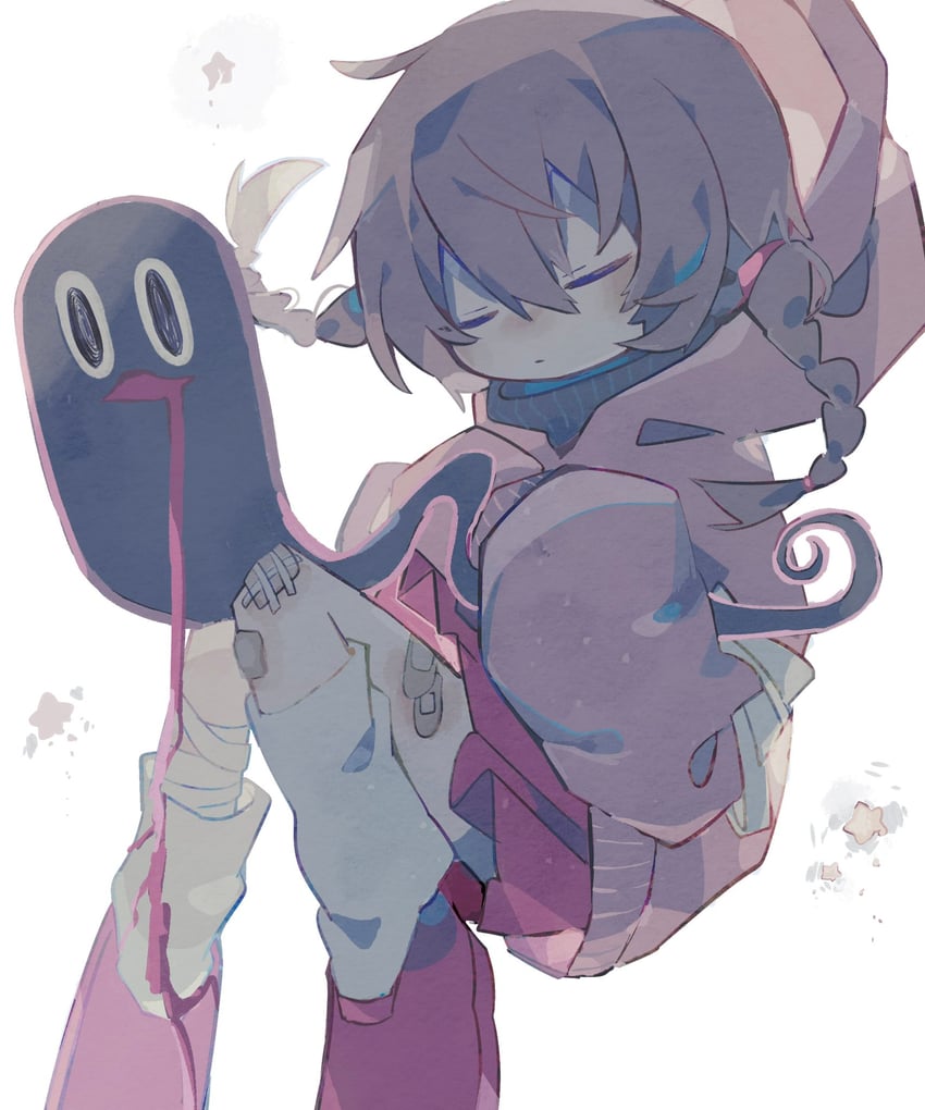 madotsuki and frog character (yume nikki) drawn by soresaki