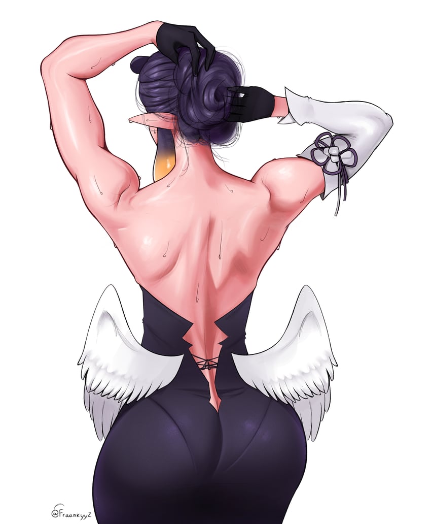 ninomae ina'nis (hololive and 1 more) drawn by fraankyy