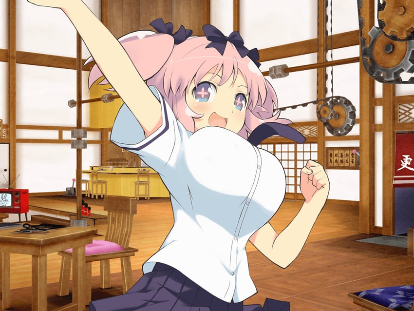 hibari and ninto (senran kagura and 2 more) drawn by yaegashi_nan