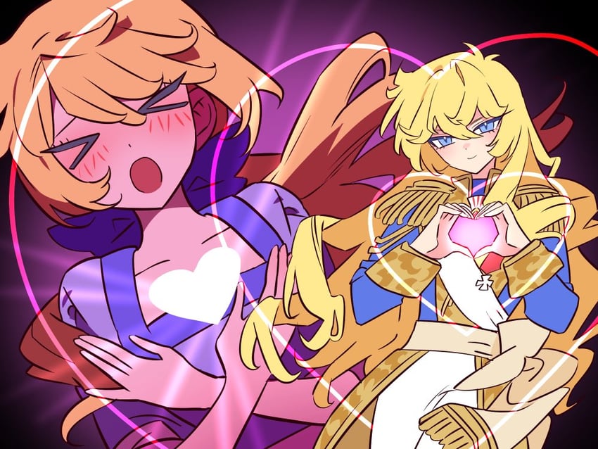 oscar francois de jarjayes and rosalie lamorliere (versailles no bara and 2 more) drawn by meremero