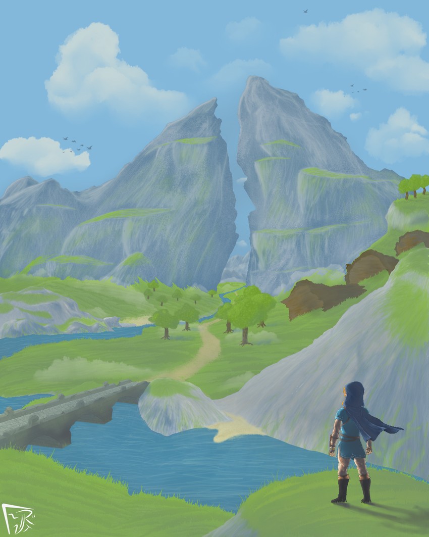 link (the legend of zelda and 1 more) drawn by richart
