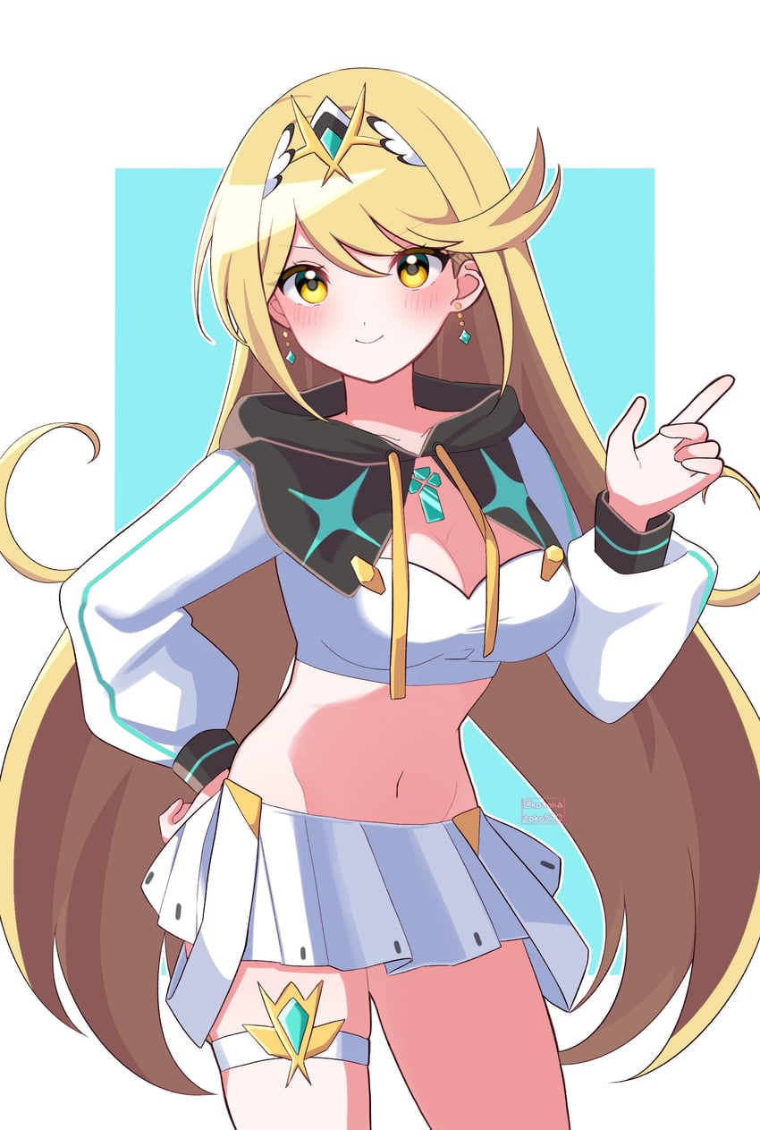mythra (xenoblade chronicles and 1 more) drawn by kotohatoko510