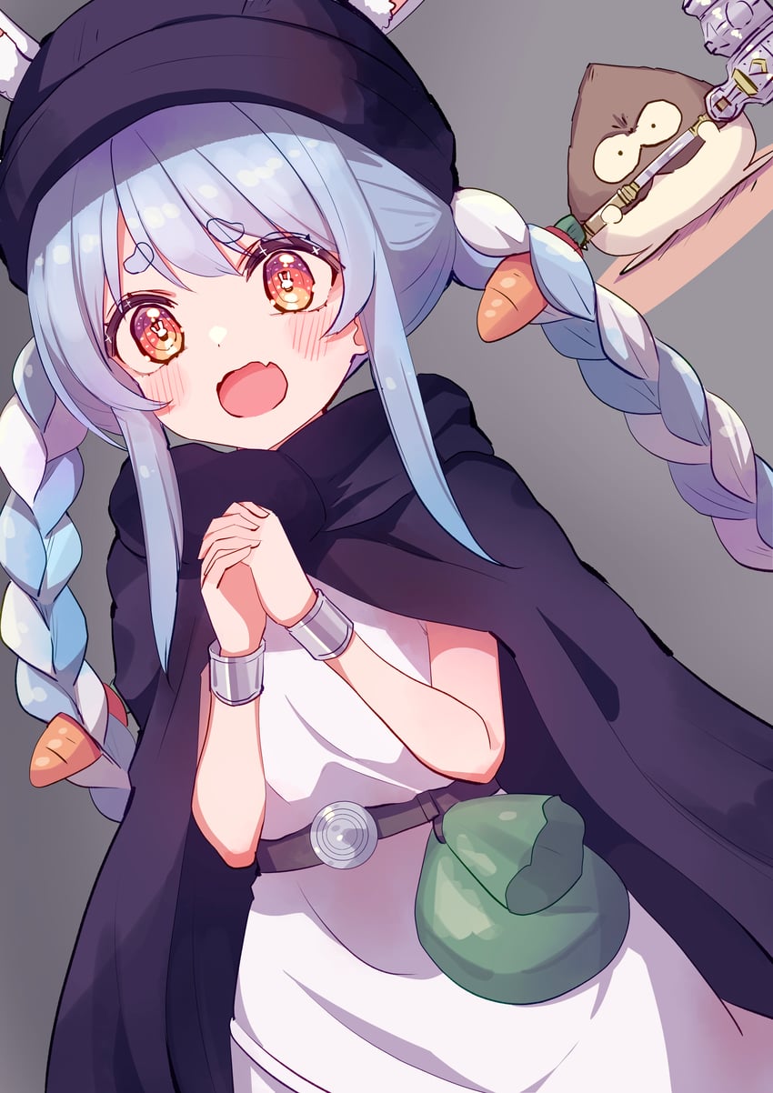 usada pekora and brownie (hololive and 1 more) drawn by nanado_shion