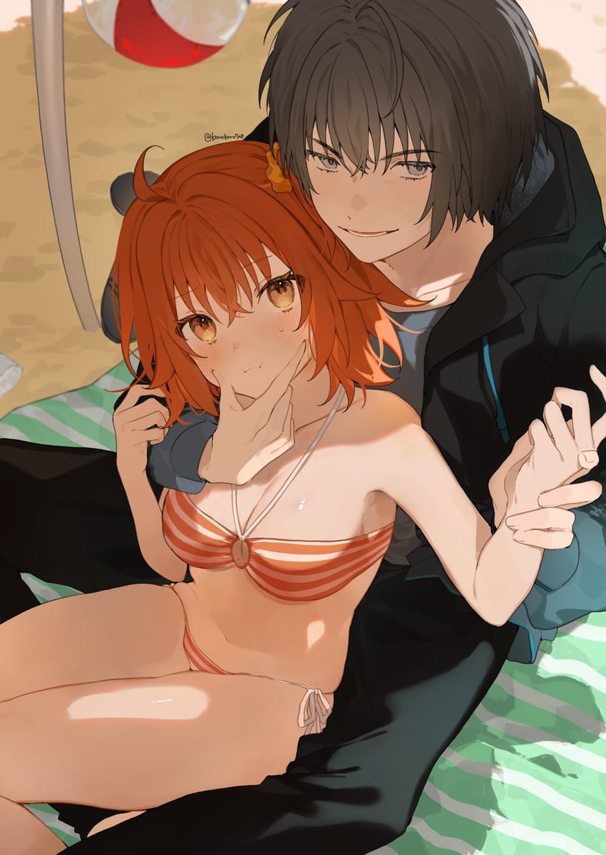 fujimaru ritsuka and oberon (fate and 1 more) drawn by romo827