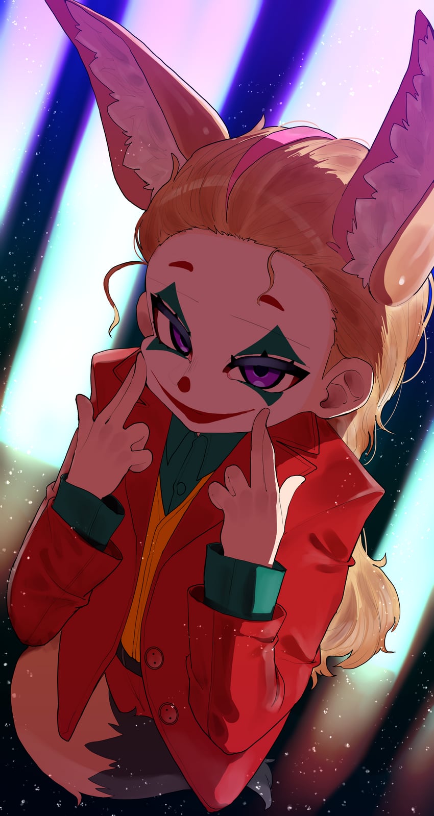 omaru polka and joker (hololive and 3 more) drawn by yuuppi