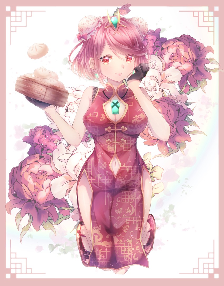 pyra (xenoblade chronicles and 1 more) drawn by amanoru_mozuku