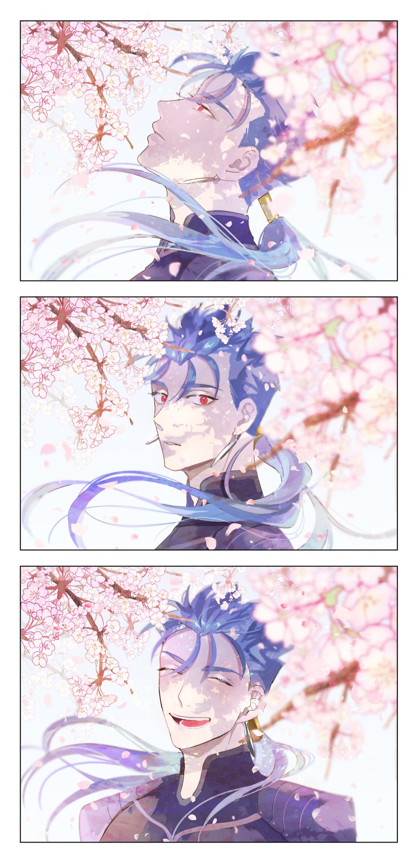 cu chulainn (fate and 1 more) drawn by ryousuke_(tukr5384)
