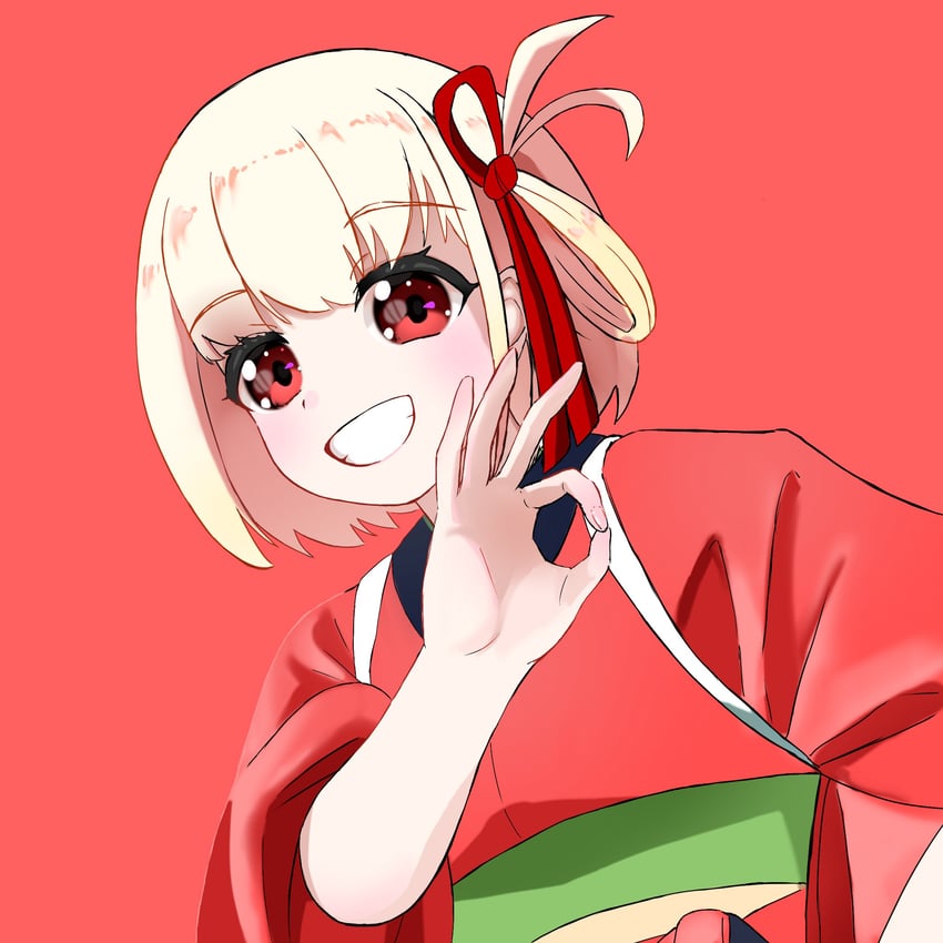 nishikigi chisato (lycoris recoil) drawn by tokinir1532