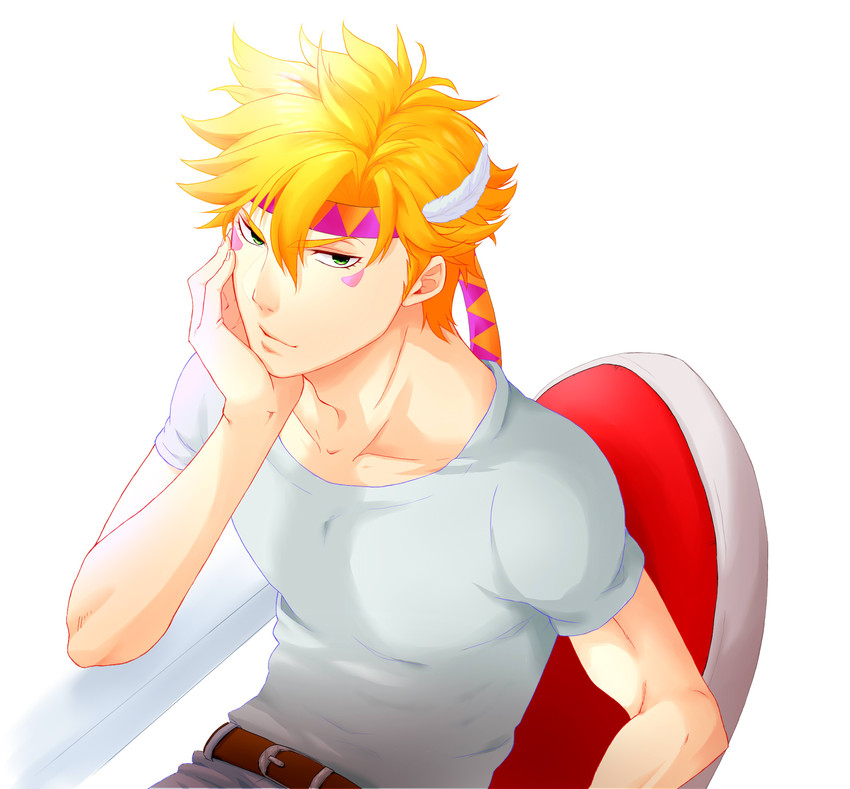 caesar anthonio zeppeli (jojo no kimyou na bouken and 1 more) drawn by xxkrm
