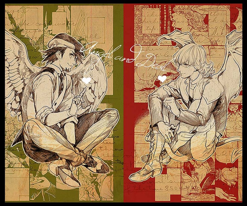 barnaby brooks jr. and kaburagi t. kotetsu (tiger & bunny) drawn by shirahama_kamome