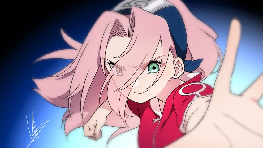 haruno sakura (naruto) drawn by yas_(yosiyasuyasu)
