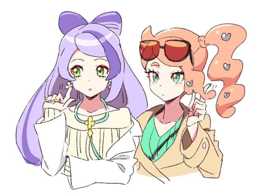 sonia and miriam (pokemon and 2 more) drawn by dede_(qwea_00000)