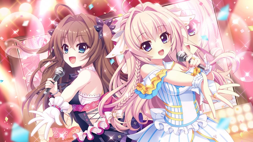 shikimiya aone and shiratori amaha (re:stage!) drawn by izumi_tsubasu