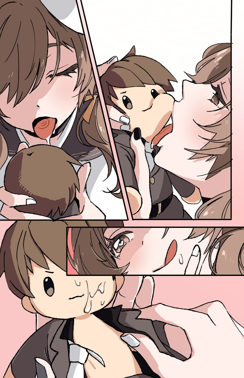 commander and bready (goddess of victory: nikke) drawn by agekichi_(heart_shape)