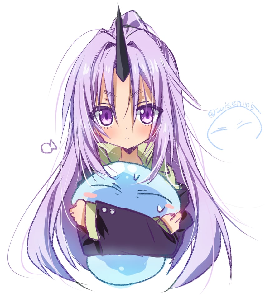 rimuru tempest and shion (tensei shitara slime datta ken) drawn by akatsuki_(ggsy7885)