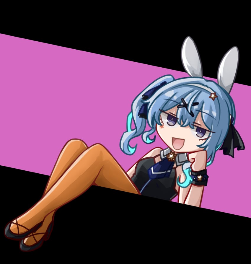 hoshimachi suisei (hololive and 1 more) drawn by orakuru_(oracle_art)