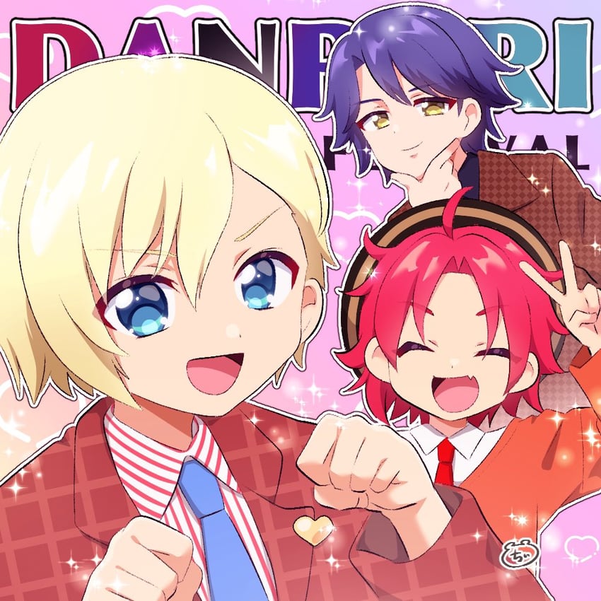yumekawa shogo, takase koyoi, and mitaka asahi (pretty series and 2 more) drawn by chii_(chi_pppuri)