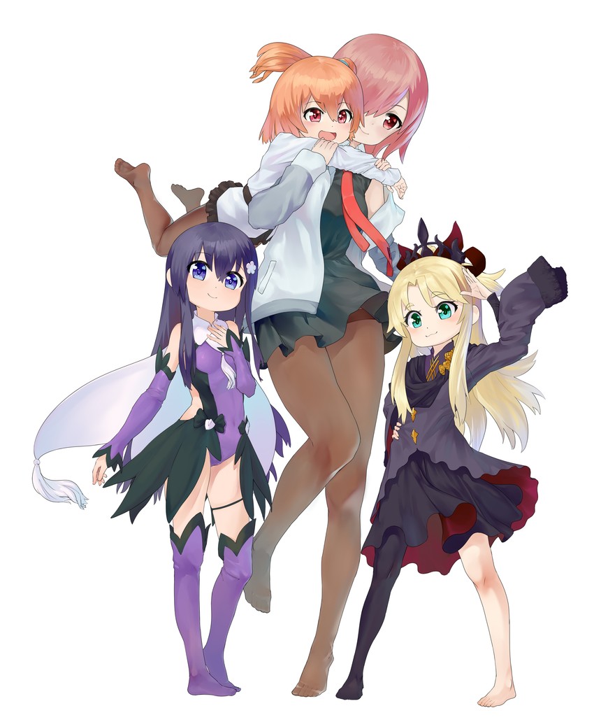 mash kyrielight, fujimaru ritsuka, ereshkigal, miyu edelfelt, himesaka noa, and 3 more (fate and 3 more) drawn by ningonmou