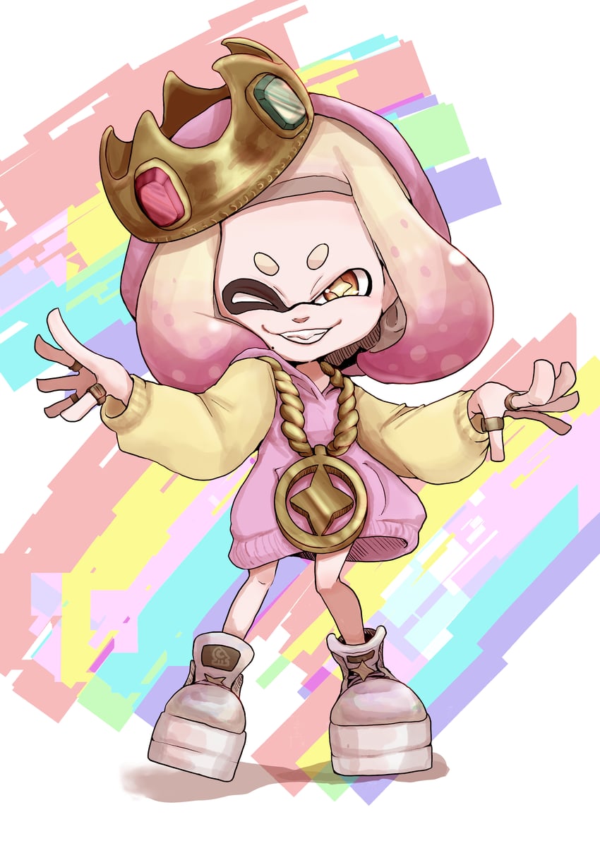 pearl (splatoon and 1 more) drawn by hitsuji_(pixiv2228990)