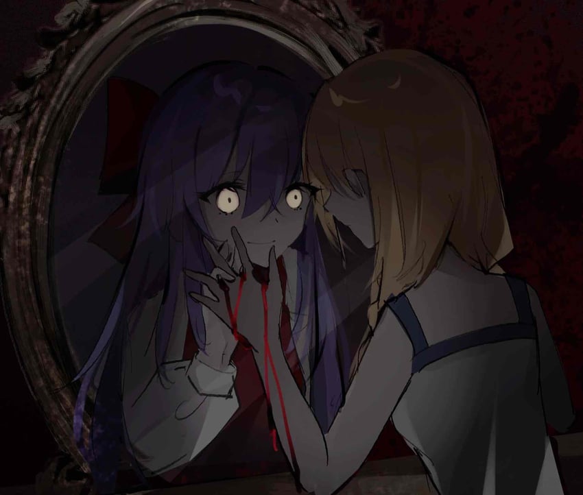 viola and ellen (majo no ie) drawn by xixing_chun