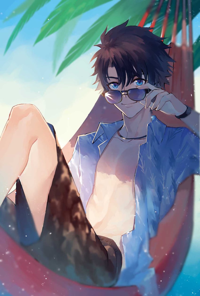 fujimaru ritsuka (fate and 1 more) drawn by lsuiany