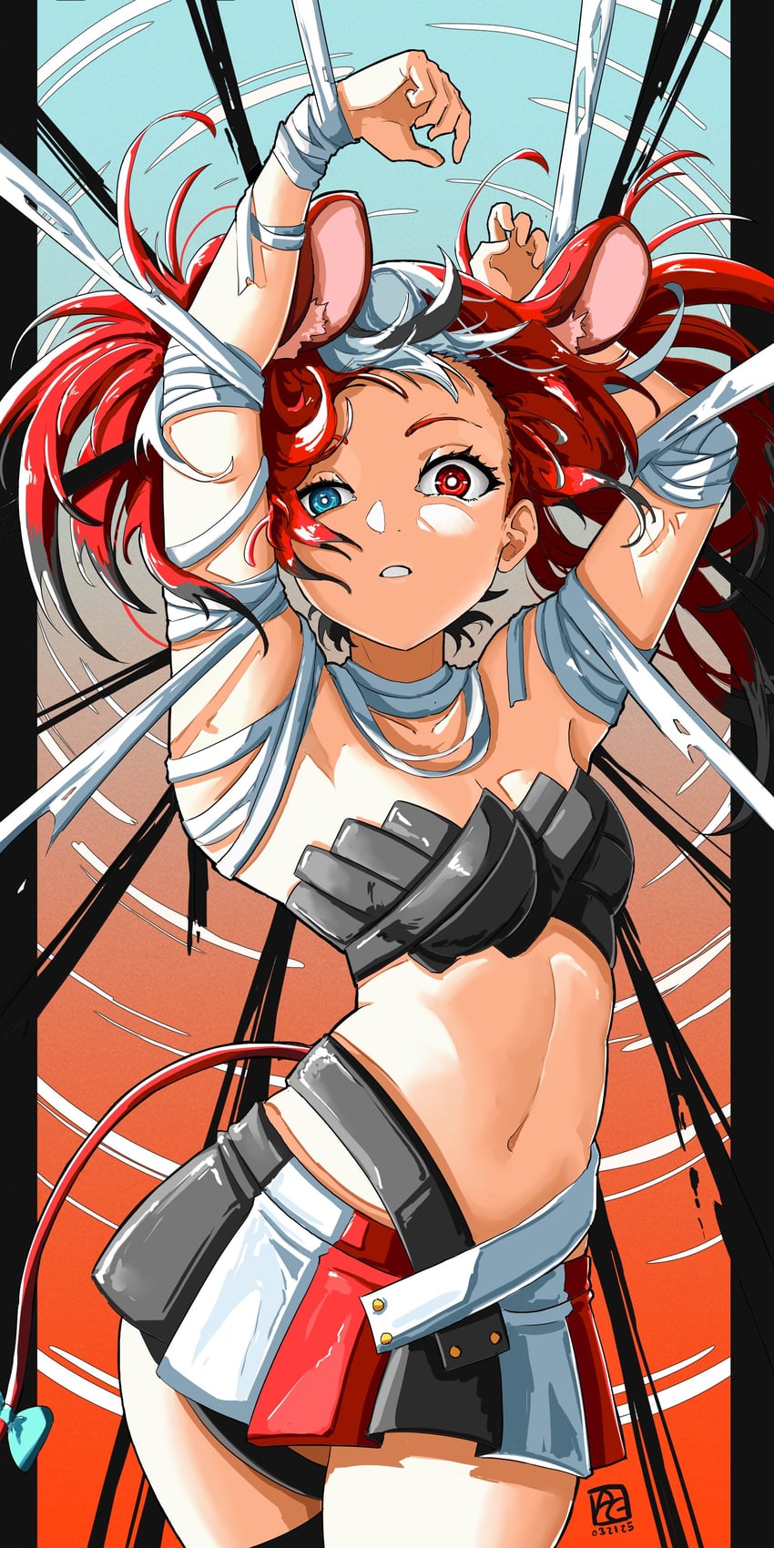 hakos baelz (hololive and 1 more) drawn by automatic_giraffe