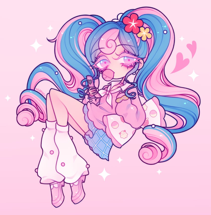 hatsune miku and fairy miku (pokemon and 2 more) drawn by agent-lapin