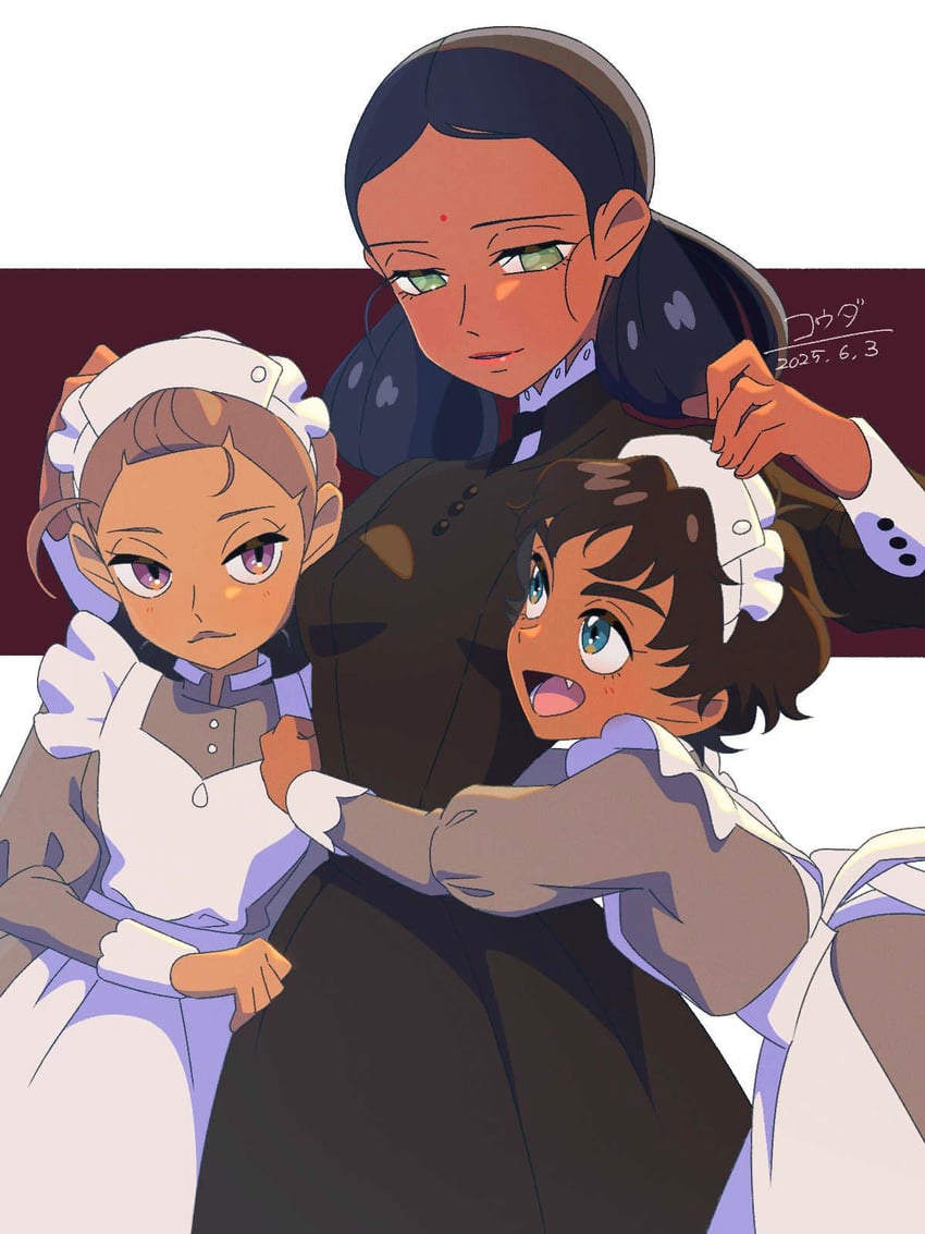 lalah sune, vani, and kanchana (gundam and 1 more) drawn by kouda_mana