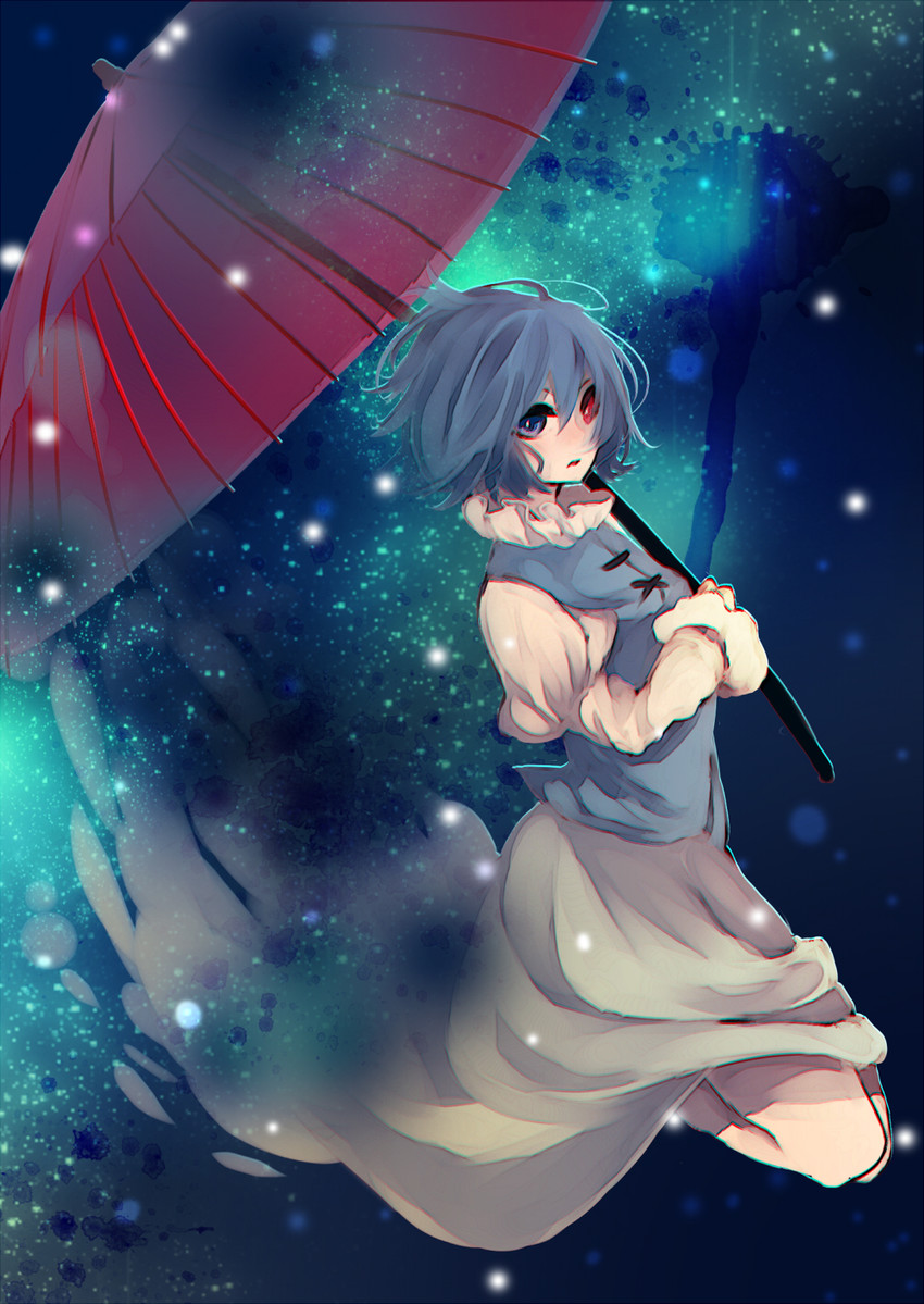 tatara kogasa (touhou) drawn by mirimo
