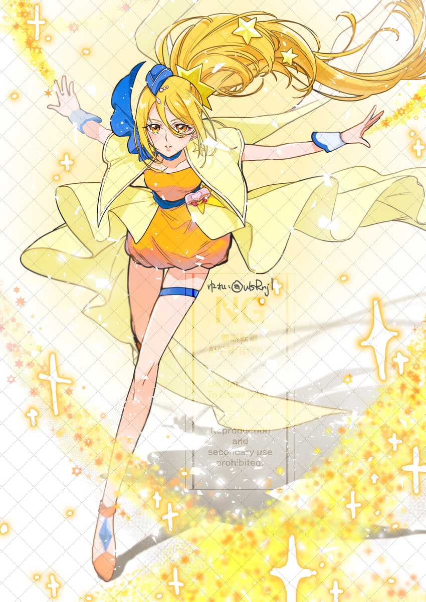 kagayaki homare and cure etoile (precure and 1 more) drawn by ulsrnj1