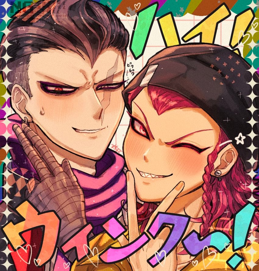tanaka gundham and soda kazuichi (danganronpa and 1 more) drawn by surudoitokage