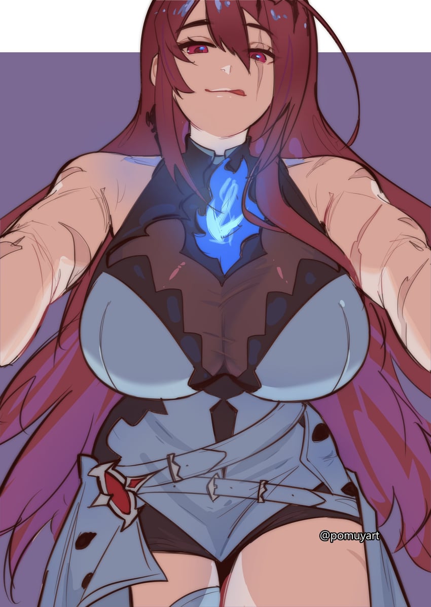 elizabeth rose bloodflame (hololive and 1 more) drawn by pomuya