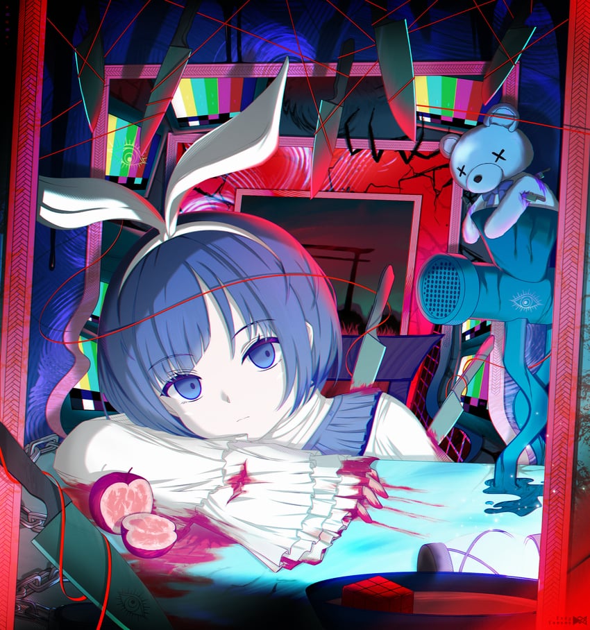unnamed girl (indie utaite and 1 more) drawn by endykamome