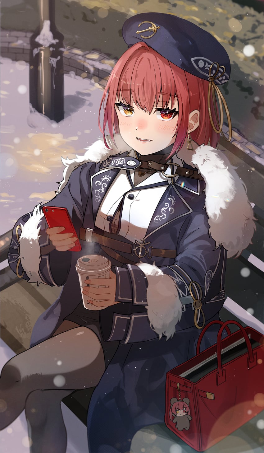 houshou marine and houshou kumarine (hololive) drawn by haru_yu