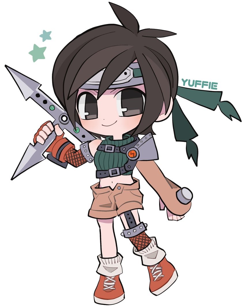 yuffie kisaragi (final fantasy and 1 more) drawn by ttnoooo