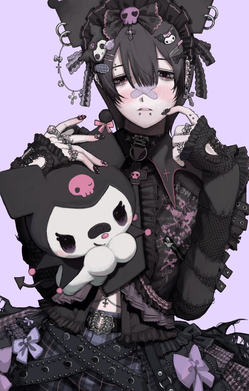 kuromi (original and 2 more) drawn by rios14