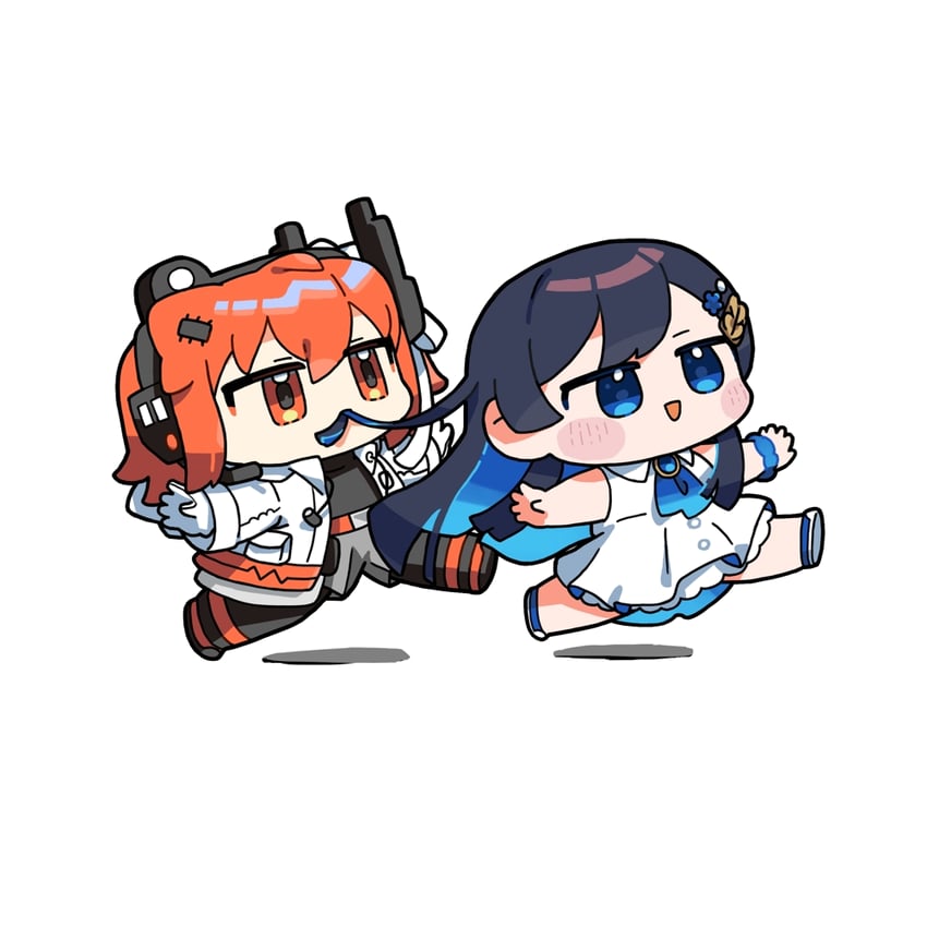 adachi rei and futaba minato (utau and 2 more) drawn by reakaki